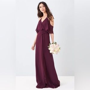 Joanna August Lauren Halter Gown in Witchcraft
